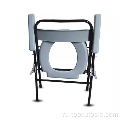 Медицинская ванная комната помощи складным туалетным кресла